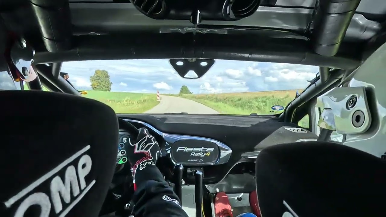 Niederbayern Rallye 2025 WP4 T. Müller/B. Pfeiffer Fiesta Rally4