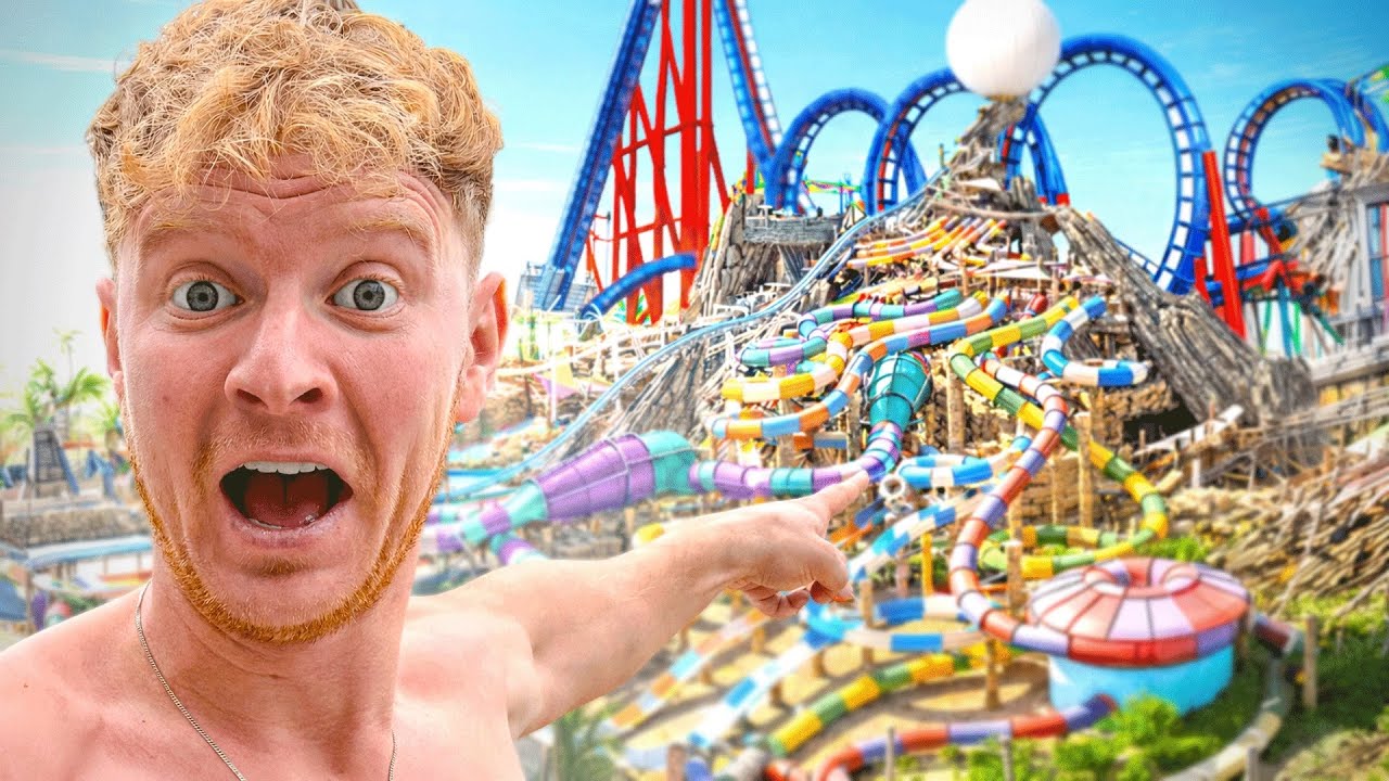 Waterpark Testen Met Een Achtbaan! 
