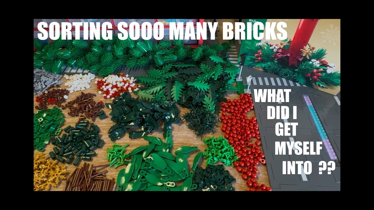 Sorting LEGO Sets #40743 Christmas Table Decoration