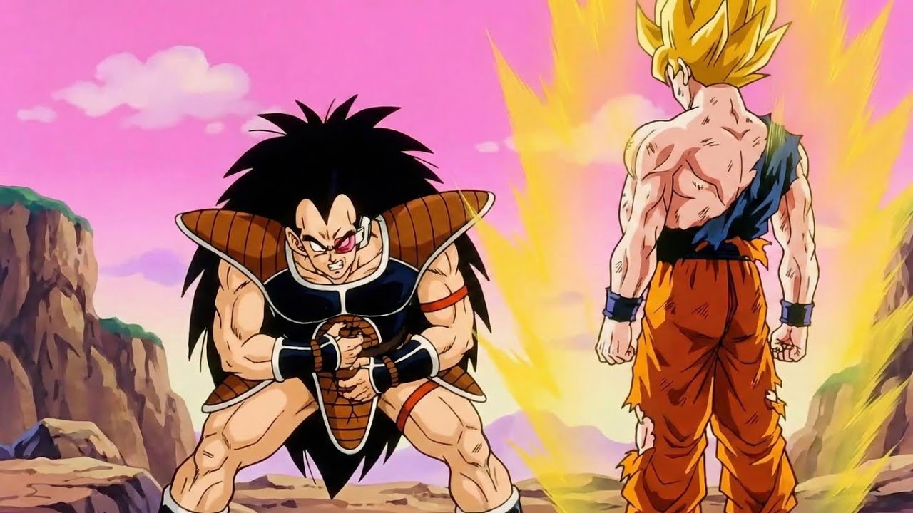 ¿Que hubiera pasado si Goku se transformaba en Super Saiyayin contra su hermano Raditz?