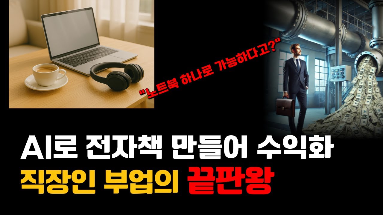 AI로 전자책 만들어 수익화｜직장인 부업의 끝판왕