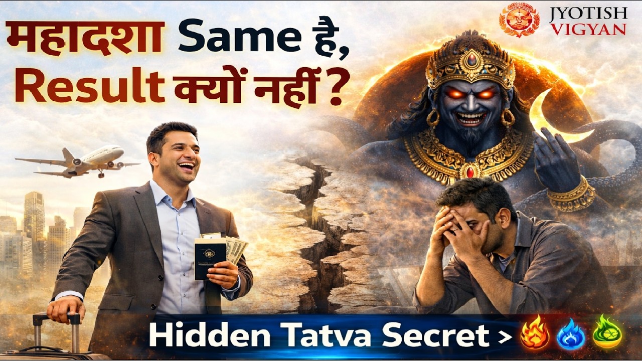 Same Mahadasha, Different Result? | Tatva Secret in Vedic Astrology