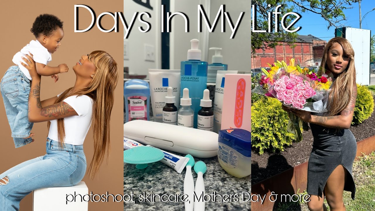 VLOG: Days In My Life!! photoshoot, skincare, dance recital, Mother’s Day & more | Semaj Lesley