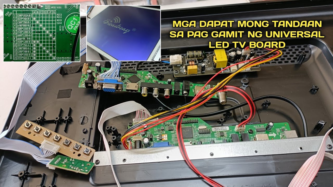 Tamang Pag Gamit Ng Universal LED TV Board
