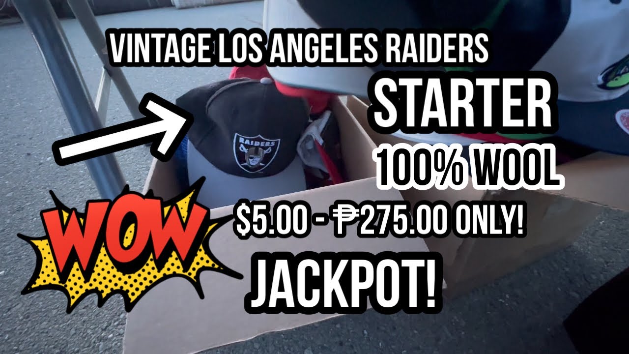 $5.00 Vintage Raiders Starter Snapback! Good deal!