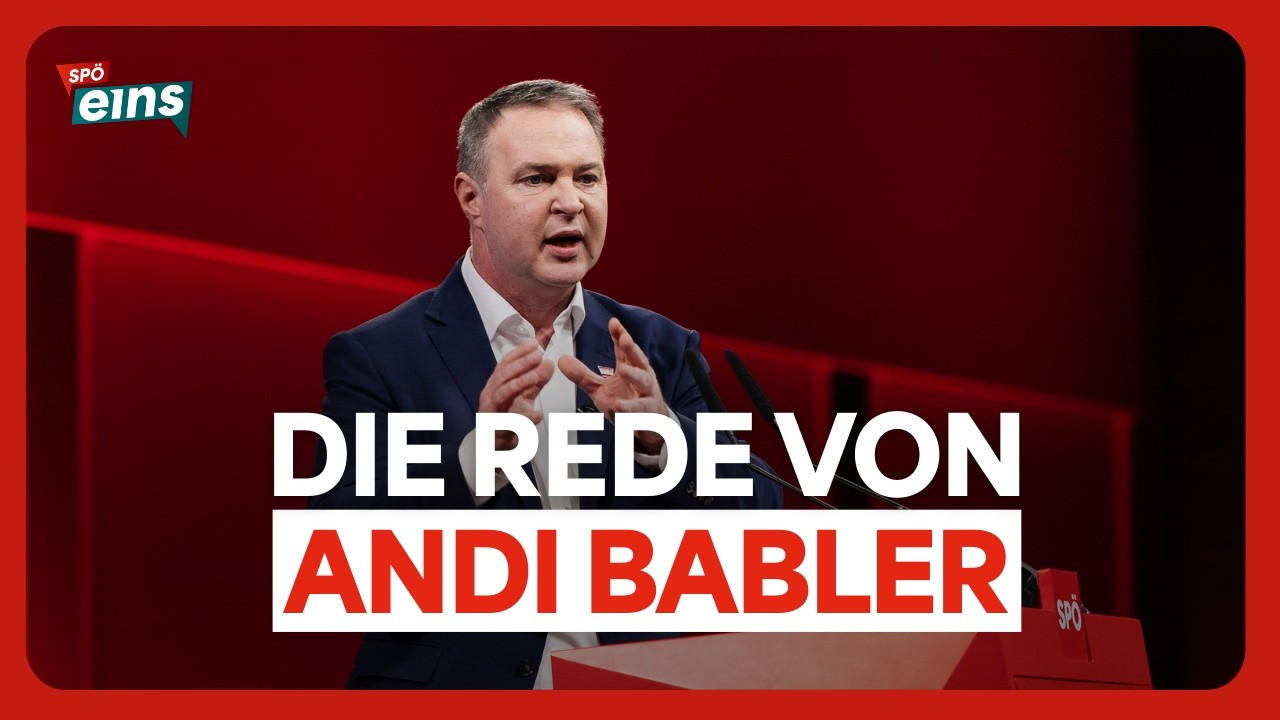 SP&Ouml;-Bundesparteitag 2026 | Die Rede von Andi Babler