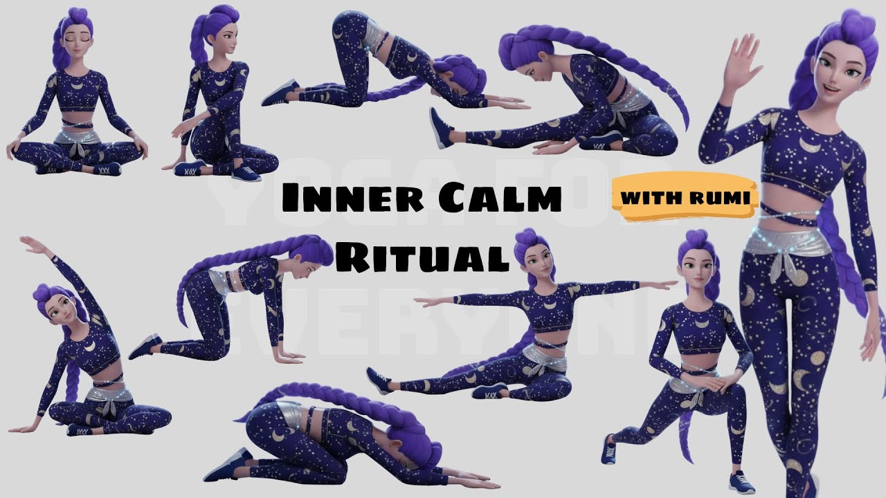 Day 2 | Rumi Moon Calm Flow | Gentle Night Yoga for Anxiety (Hunter Reset Challenge)