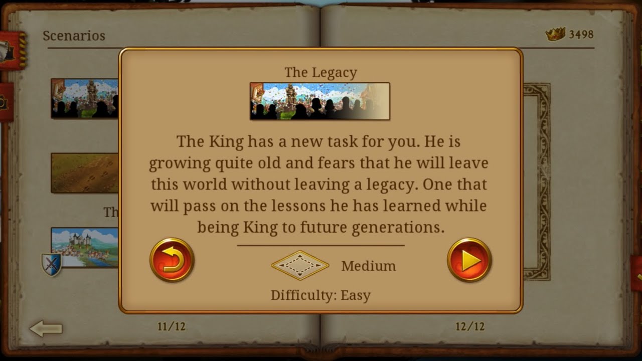 Townsmen Gameplay | Scenario The Legacy | Relaxing & Stress-Free