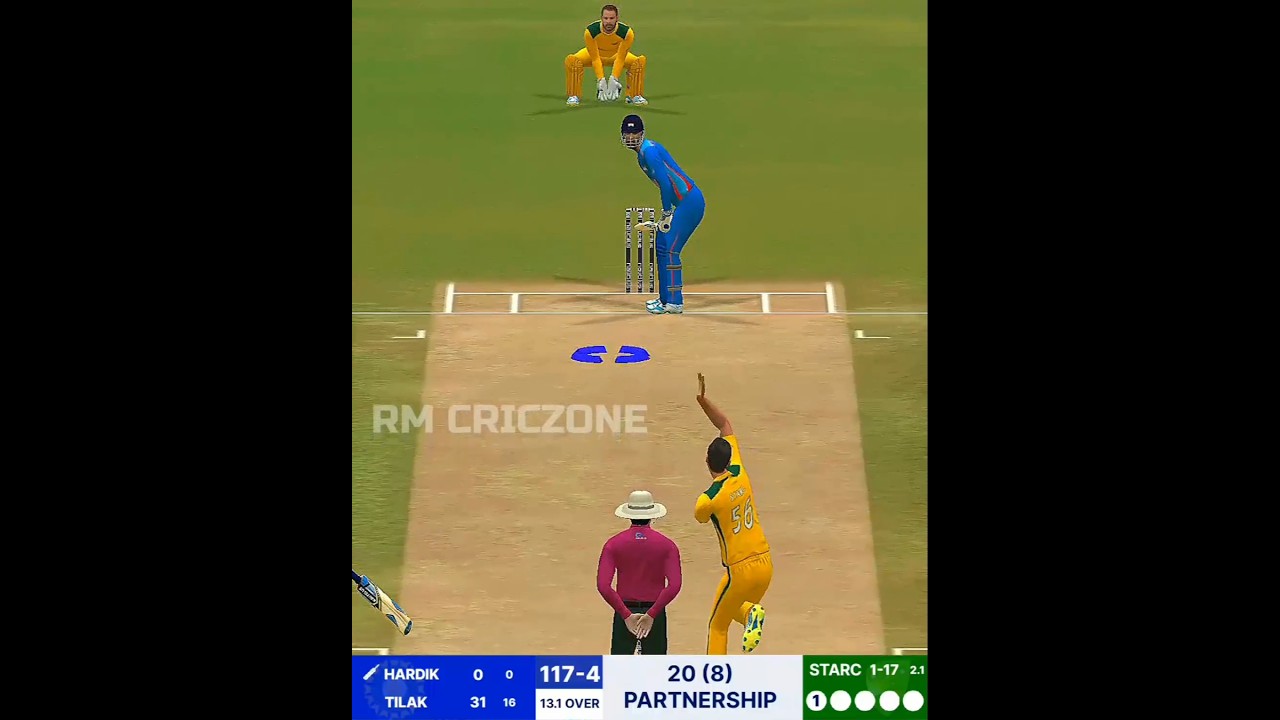 🔥Hardik’s beast mode activated – a power-packed performance! / Real Cricket 24 