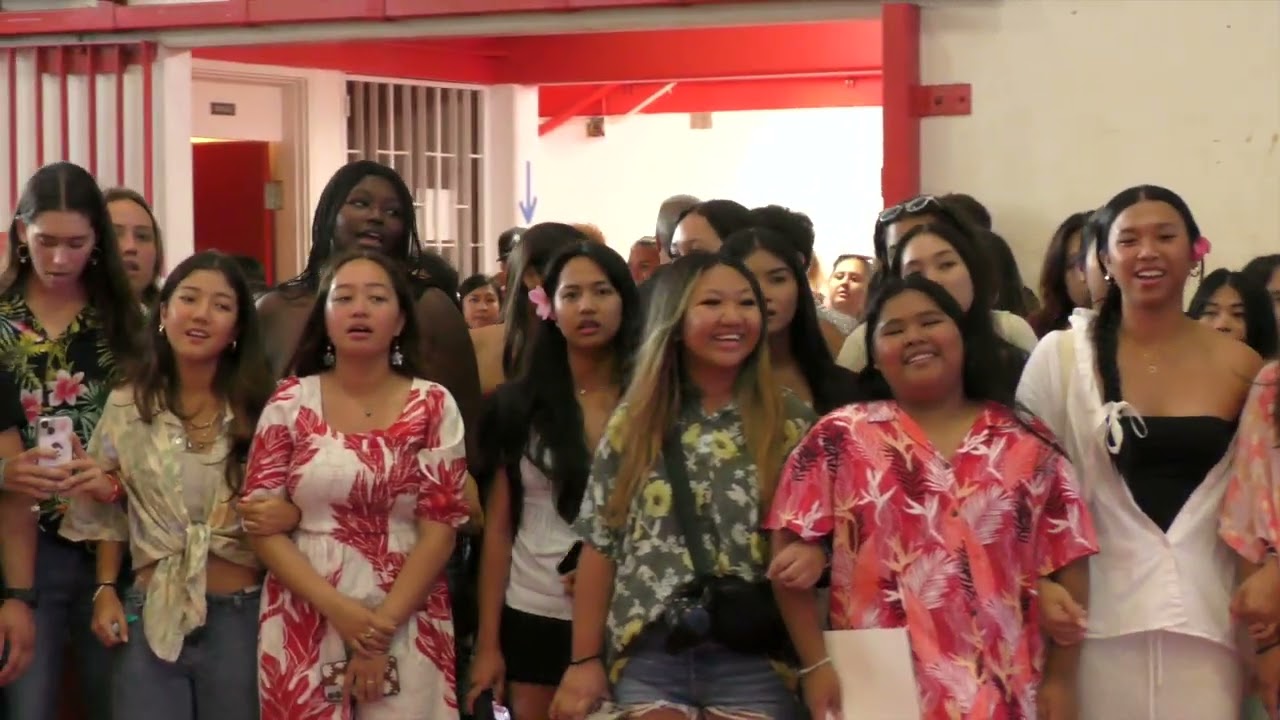 Lahainaluna High School  O Kou Aloha at Aloha Assembly