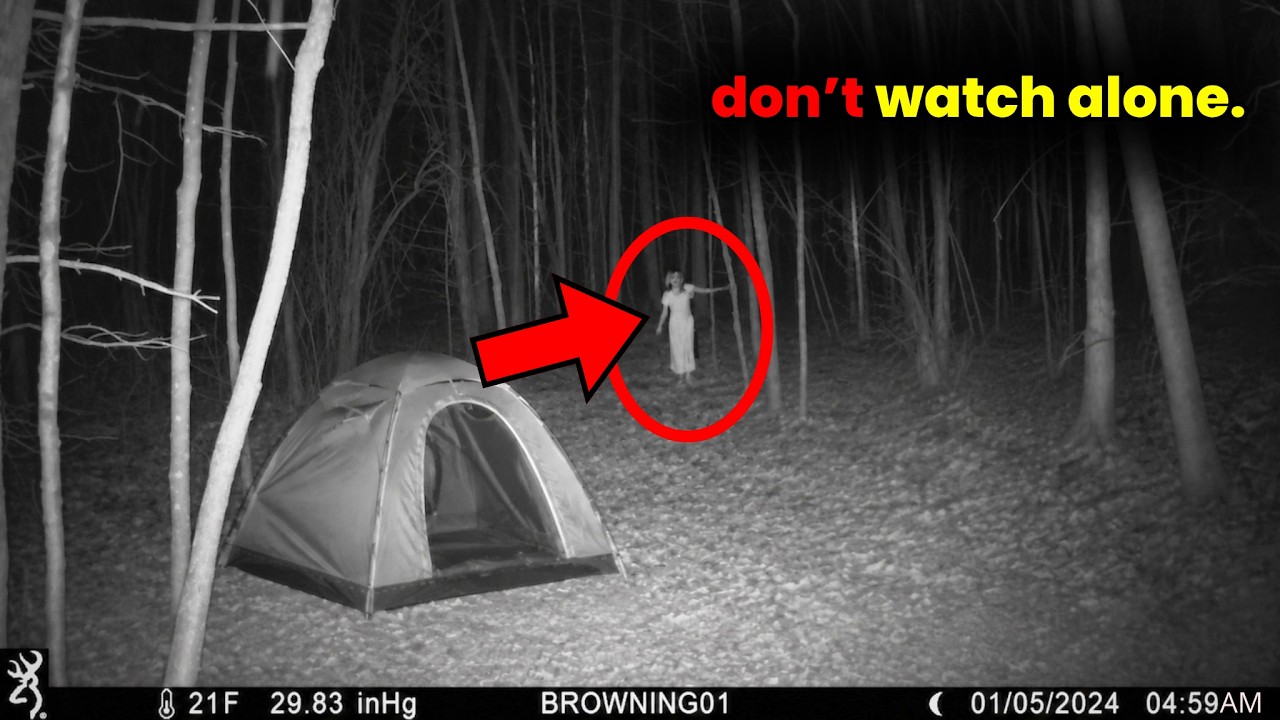 24 SCARIEST Trail Cam Encounters Caught While Camping | Scary Comp V404
