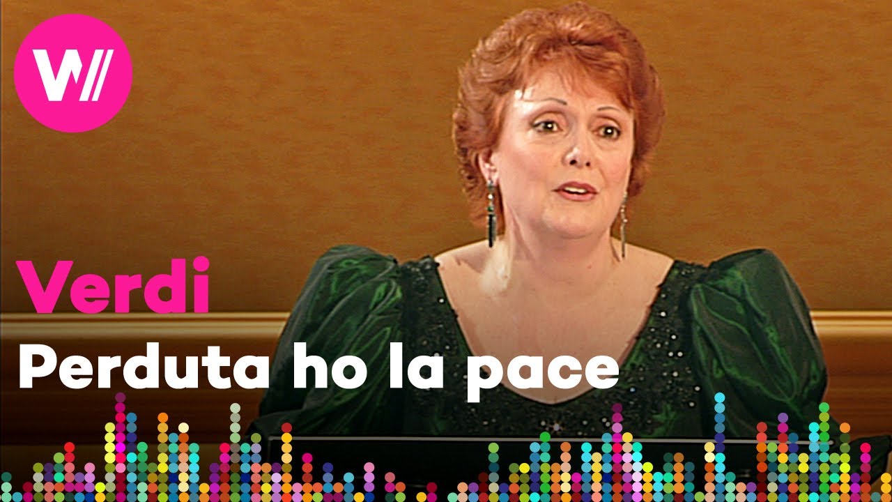 Della Jones, the English mezzo-soprano performs: Giuseppe Verdi - I Have Lost Peace
