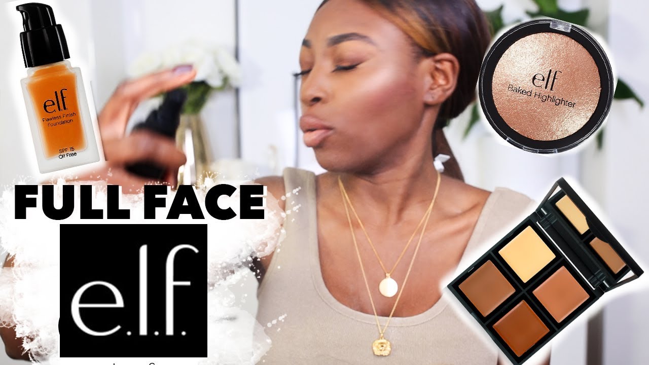 A FULL FACE OF E.L.F MAKEUP... HERES MY HONEST FIRST IMPRESSIONS ?