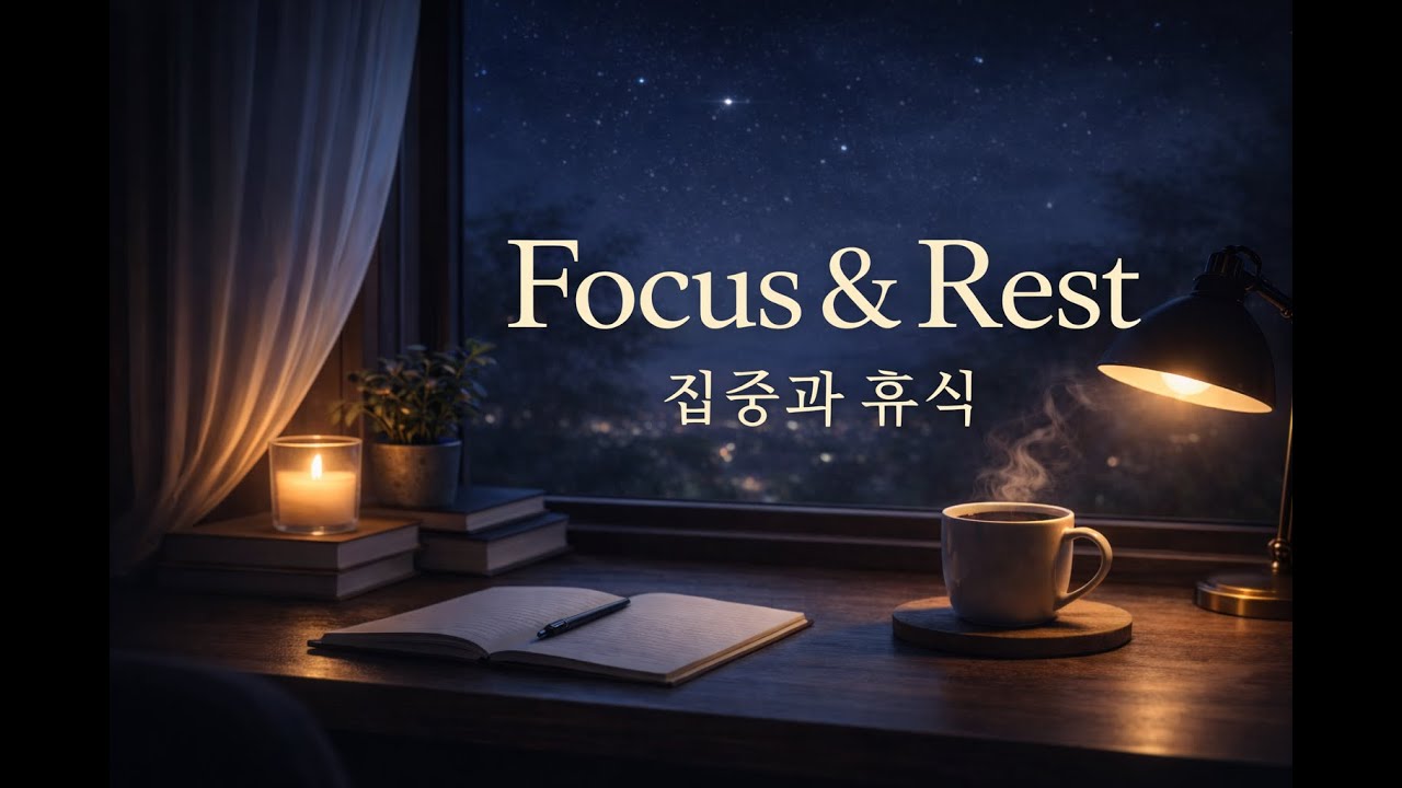 🎹Calm Piano Music for Focus & Rest | Soft Piano for Work, Study & Quiet Time  집중과 휴식을 위한 잔잔한 피아노
