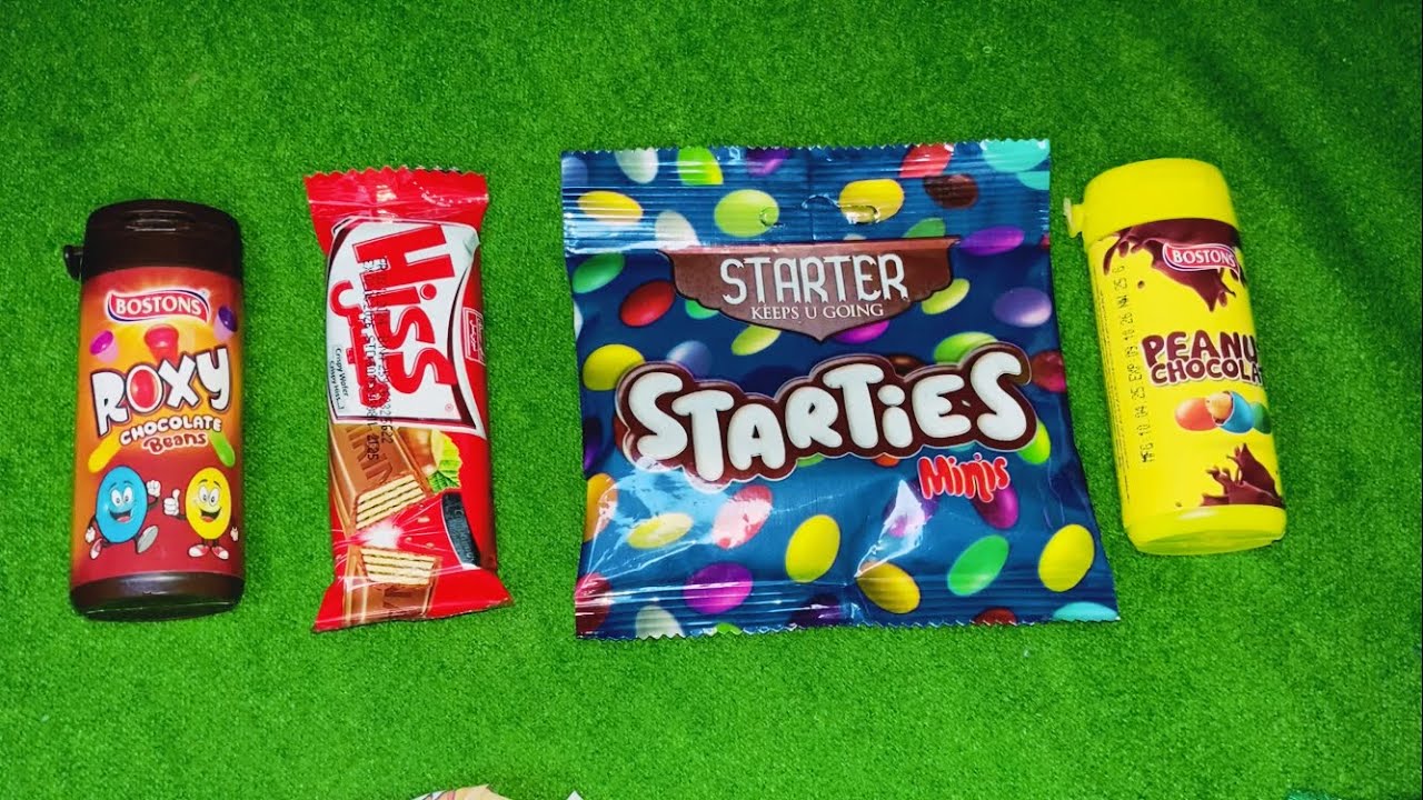 ASMR Popular Candies and chocolates | lots of colourful bunties | unpacking ASMR