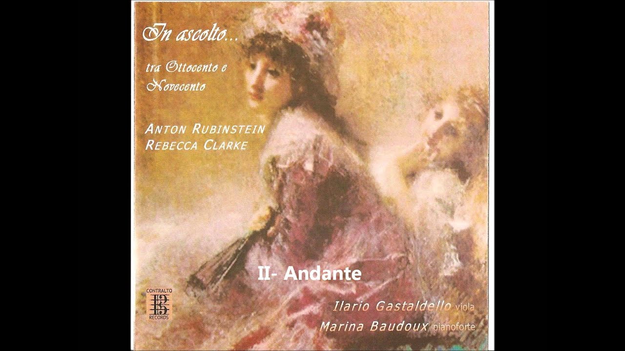 Anton Rubinstein (1829-1894) Sonata in fa minore op.49 per viola e pianoforte