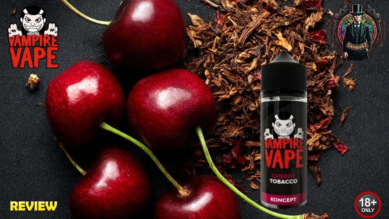 Обзор жидкости для электронных сигарет VAMPIRE VAPE CHERRY TOBACCO 