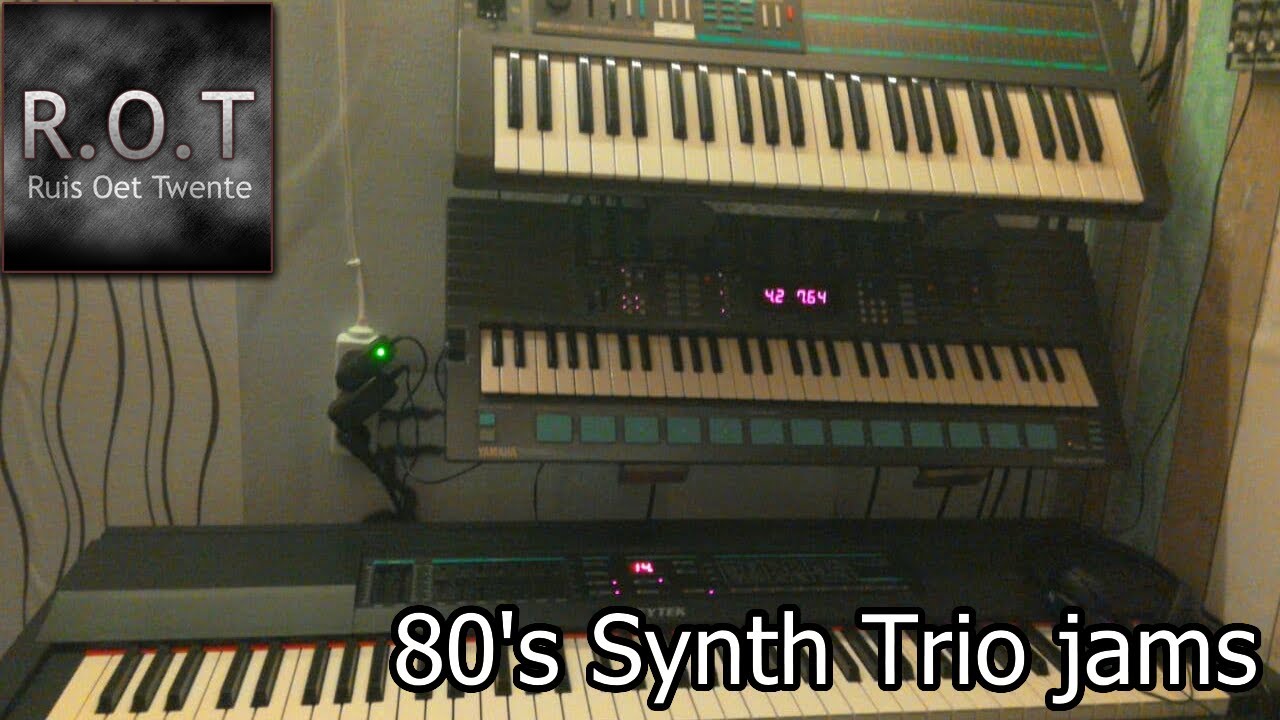 80's Trio of Synthesizers jams - Korg Poly800 - Yamaha PSS680 - Keytek CTS5000