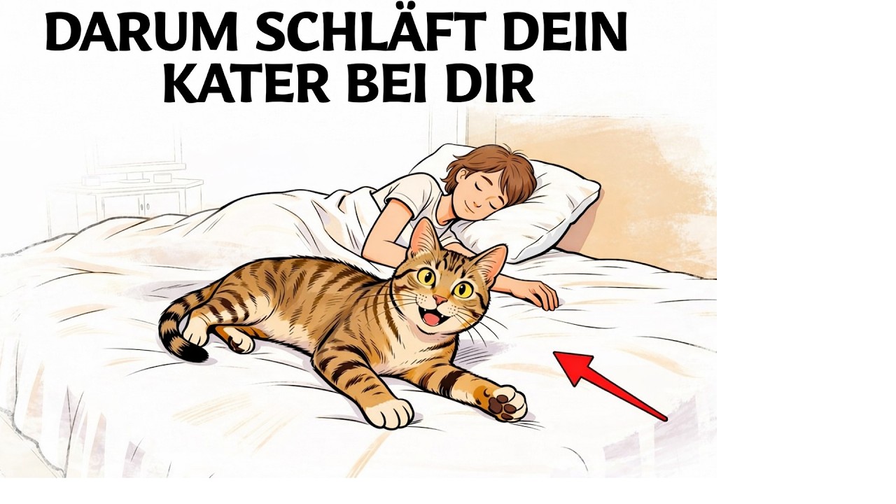 Wenn Ihr Kater bei Ihnen schläft, bedeutet das Folgendes...