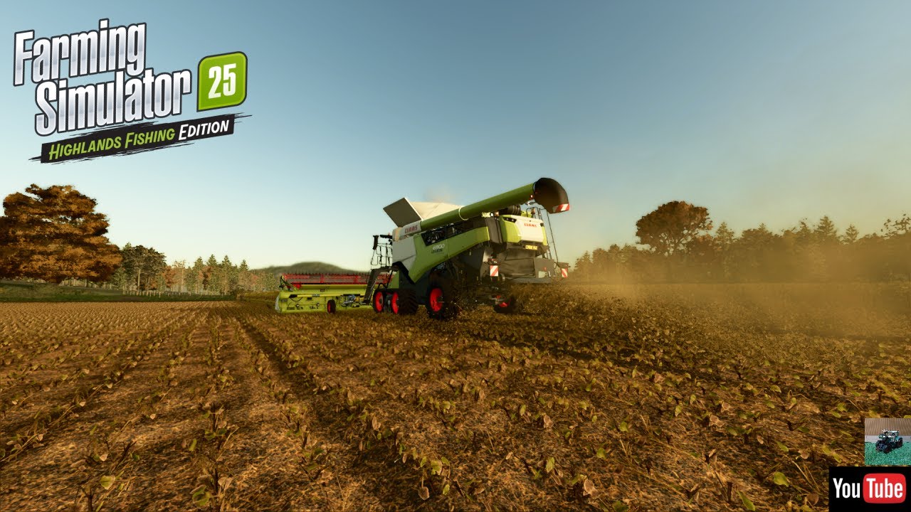 harvesting and WE GOT MORE COWS | Highlands fishing expansion | farming sim 25 -EP 13