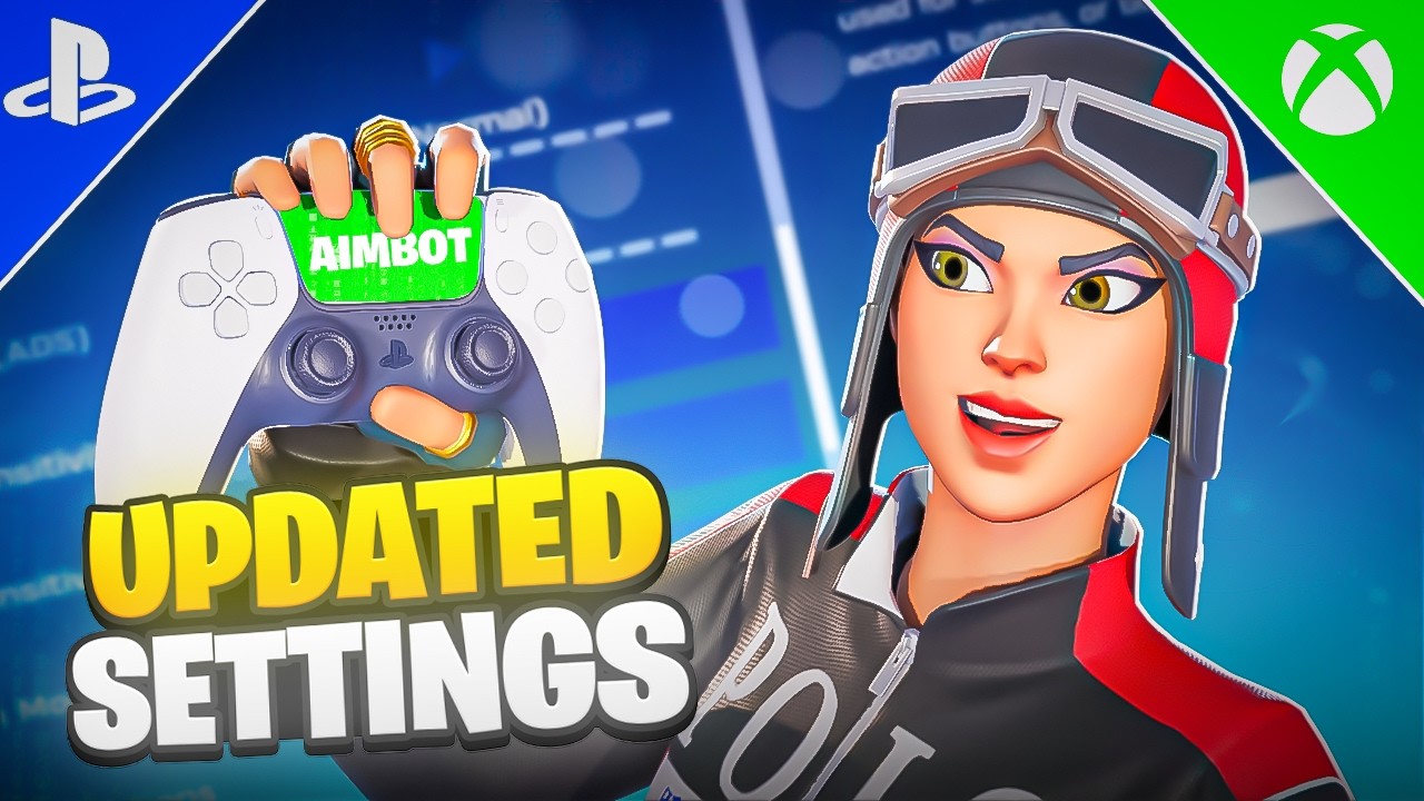 NEW BEST Controller Settings + Sensitivity = Literal AIMBOT in Fortnite!
