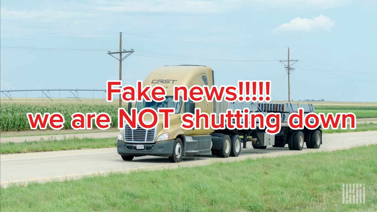 CRST вышел из бизнеса? Верьте всему, что слышите, и только половине того, что видите…