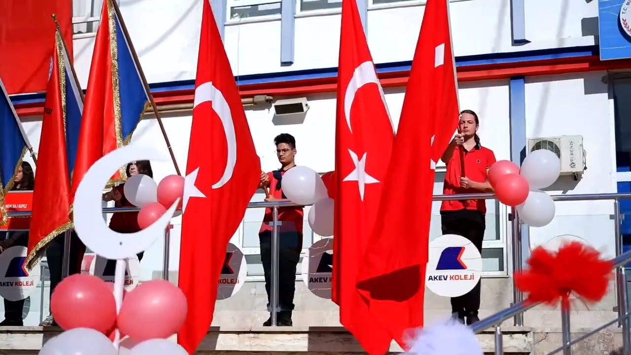 Akev koleji Antalya 29 ekim 2022
