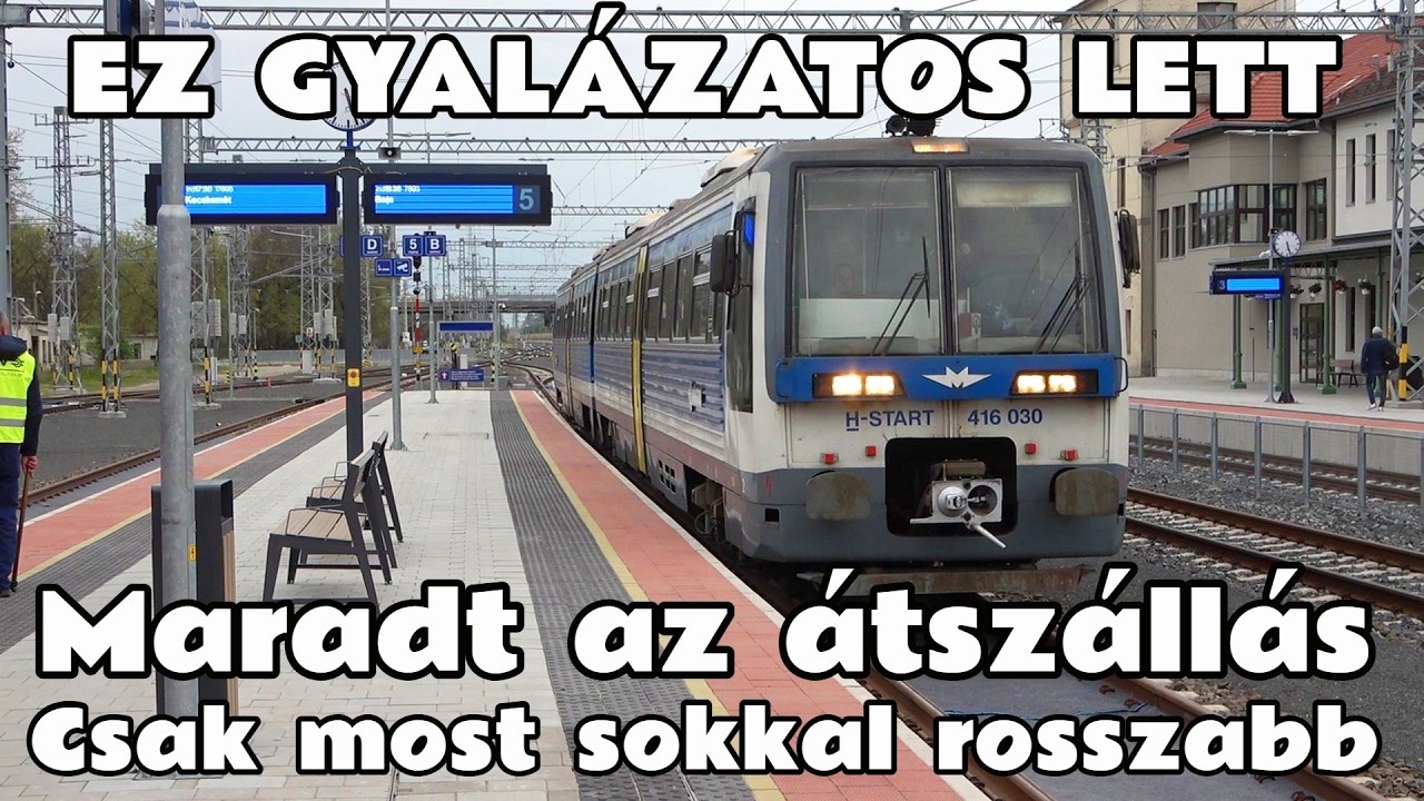 2026.04.14. Minim&aacute;lis halad&aacute;s. Kiskunhalas &aacute;llom&aacute;sra visszat&eacute;rtek a szem&eacute;lyvonatok! Felem&aacute;s eredm&eacute;ny
