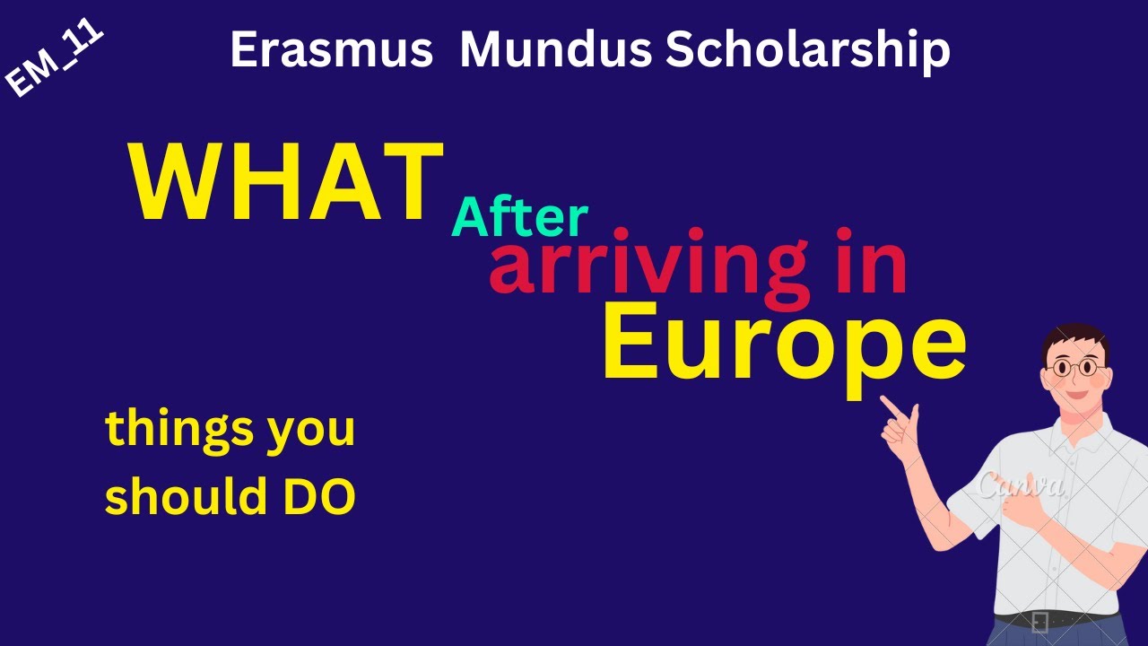 EM_11 Top 5 things to do After arriving in Europe | Erasmus Mundus Scholarship 2026 - Shiva Gyawali
