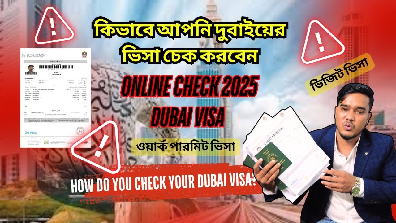 How do you check your Dubai visa?