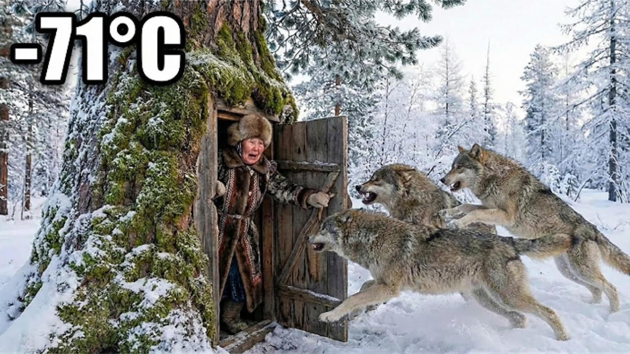 Escaping Wolves in the WILD Russian Wilderness