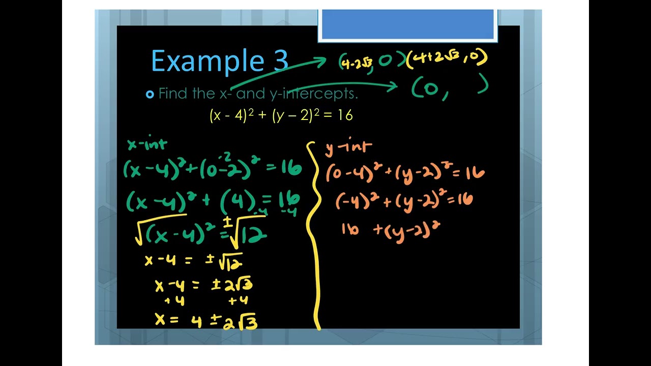 3.19_PHA Chapter 9 Section 1_Circles&Parabola