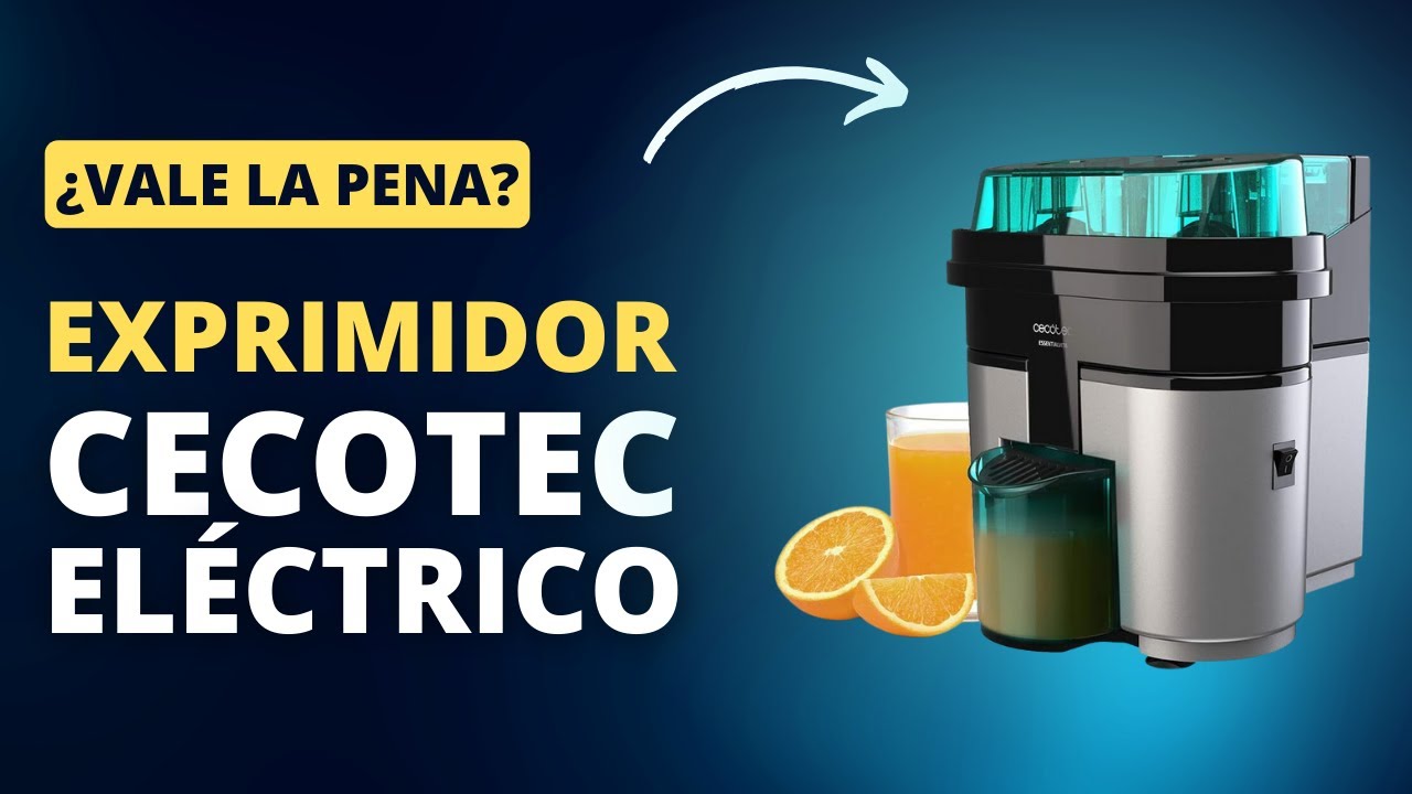 Exprimidor Naranjas eléctrico EssentialVita Twice de Cecotec | Review y opinión
