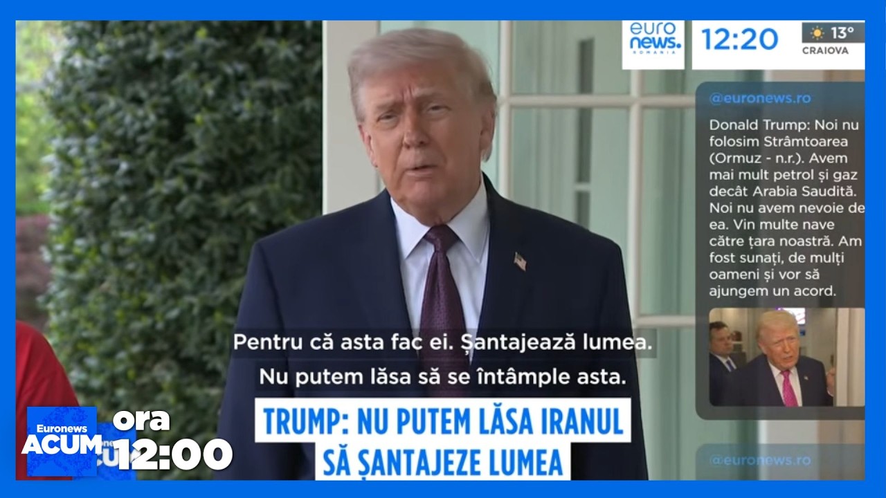 Știrile Euronews Rom&acirc;nia - de la ora 12:00 - 14 aprilie 2026