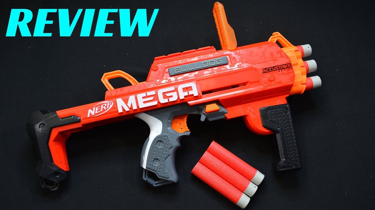 [REVIEW] NERF MEGA Accustrike BULLDOG (CQB SMG Nerf Blaster)