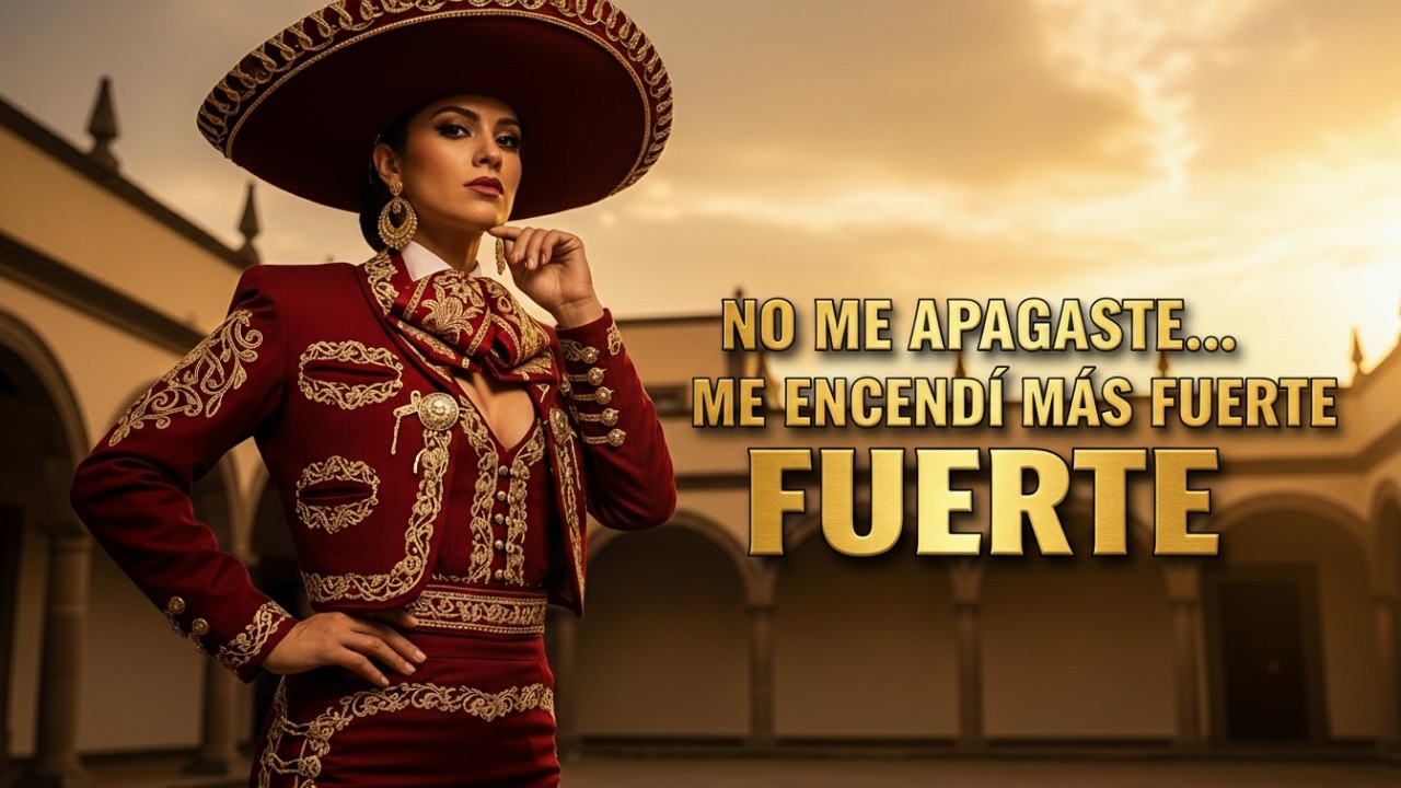 NO ME APAGASTE… ME ENCENDÍ MÁS FUERTE | Ranchera Femenina de Fuego y Resiliencia | Rosa Ranchera