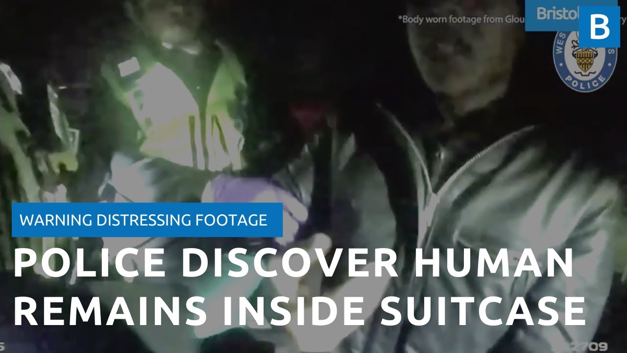 Moment UK police find human remains in a suitcase in harrowing footage - True Crime