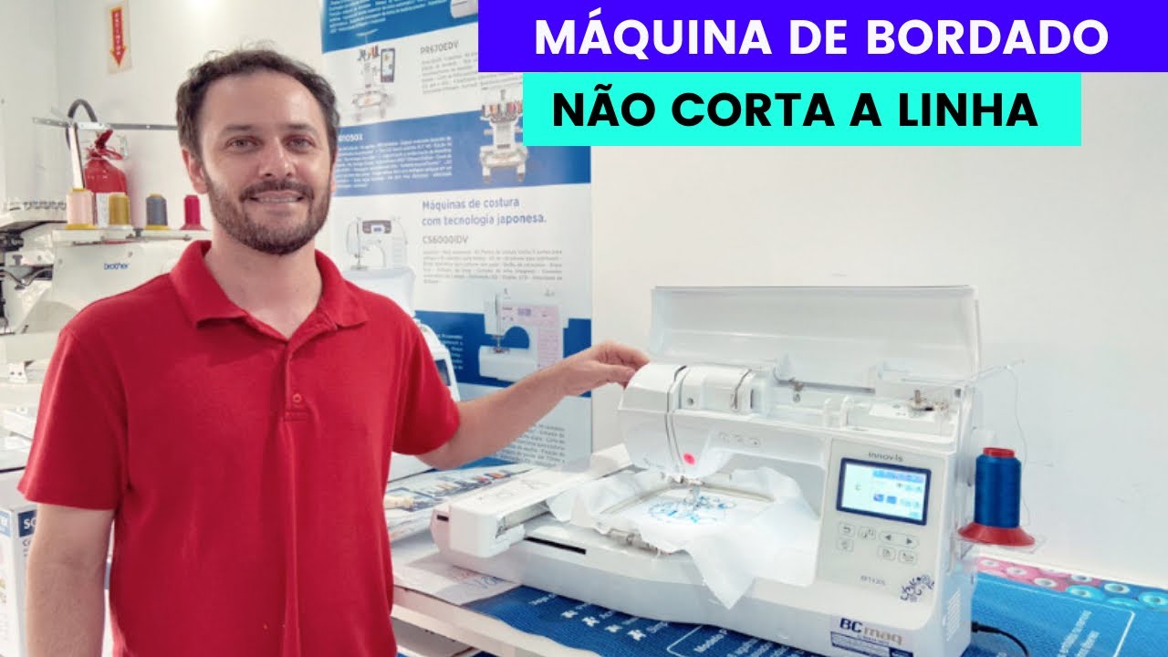 BORDADEIRA NÃO CORTA A LINHA. O QUE FAZER?