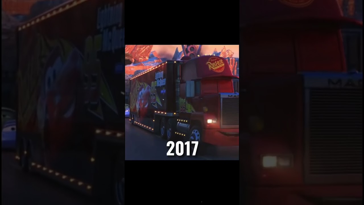 Mack 2017 vs 2023 #cars #mcqueen #pixarcars #Mack
