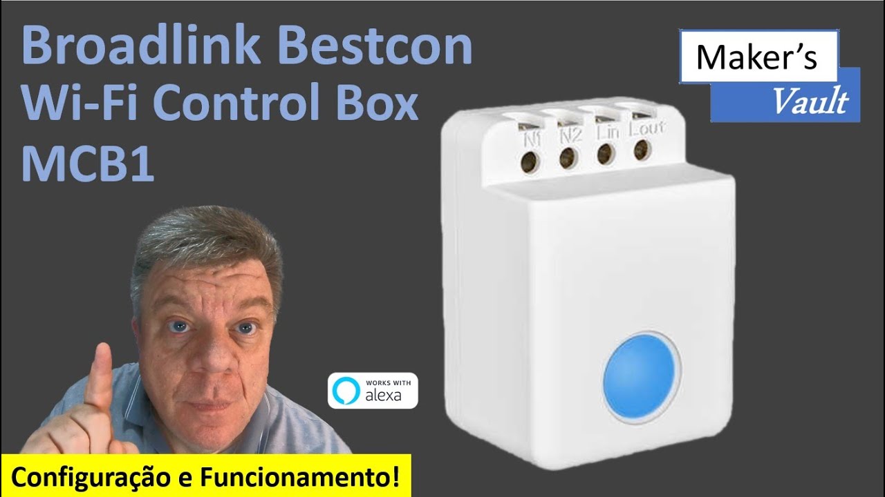 Broadlink Bestcon Wi-Fi Control Box MCB1 - Configuração e Funcionamento - Use com Alexa!