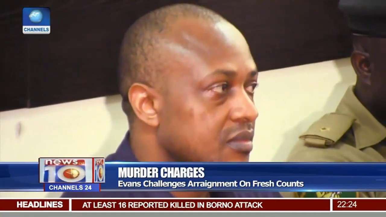 Evans Challenges Trial, Stalls Arraignment On Fresh Charges