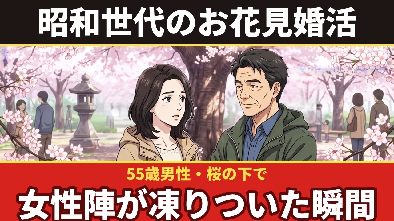 お花見婚活で大惨事！勘違いした55歳昭和おじさんの悲惨な末路とは&hellip;!?