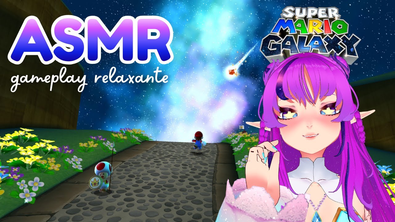 ASMR Gameplay 🌌 Super Mario Galaxy - relaxando nas galáxias