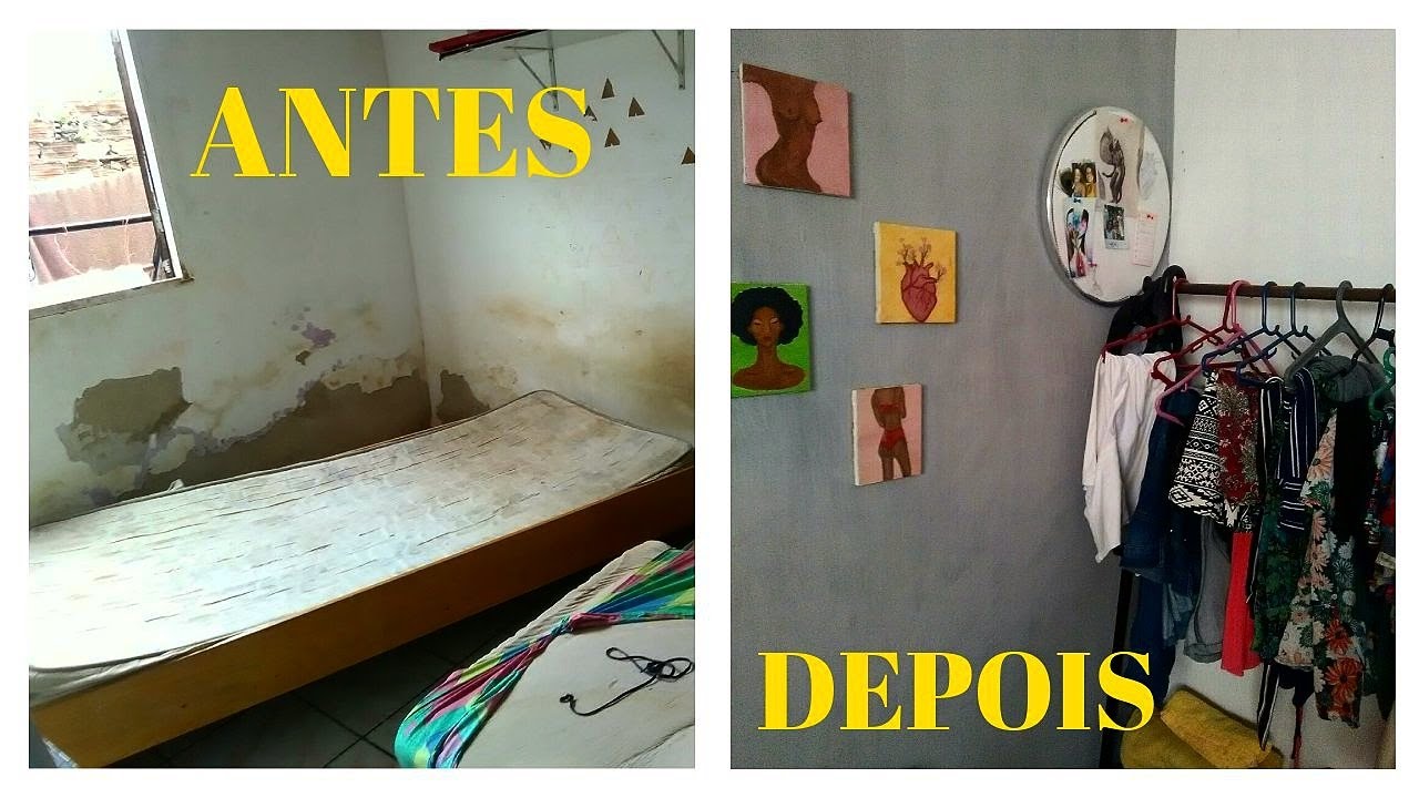 REFORMA NO QUARTO GASTANDO POUCO (com ANTES e DEPOIS)| @eleonaysantos