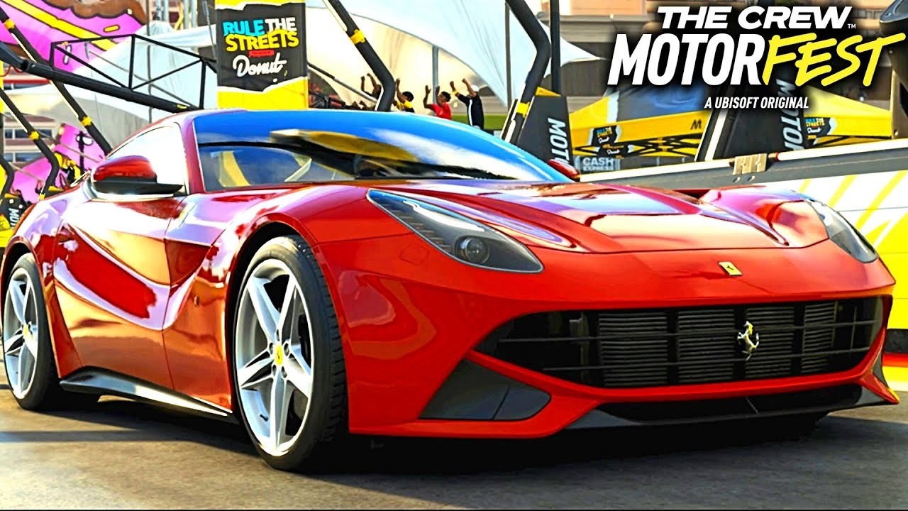 CURSA de la VEST la EST cu un FERRARI | The Crew MOTORFEST