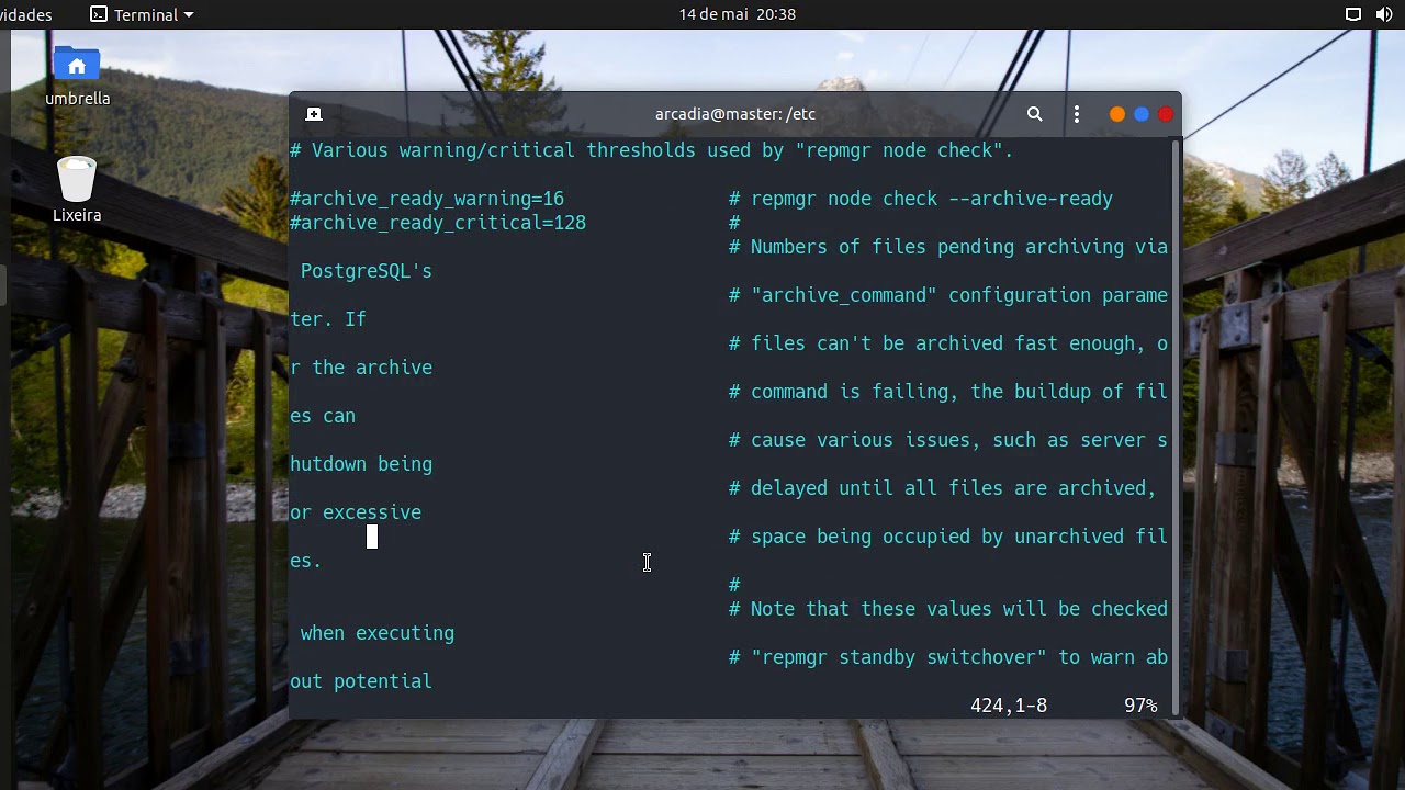 Replicação Postgresql - Parte 8 (Configurando o Repmgr no Master)
