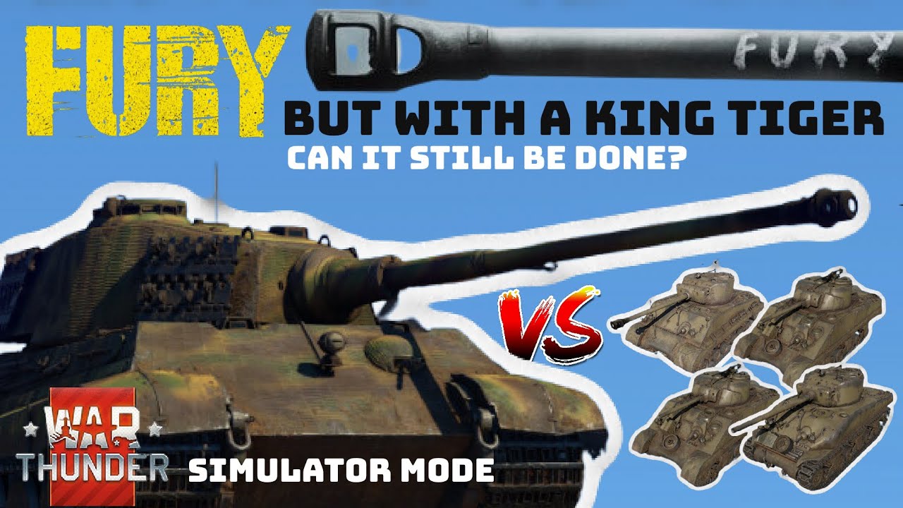 ЯРОСТЬ С КОРОЛЕВСКИМ ТИГРОМ — ВЫЗОВ! Можно ли это сделать? — WAR THUNDER
