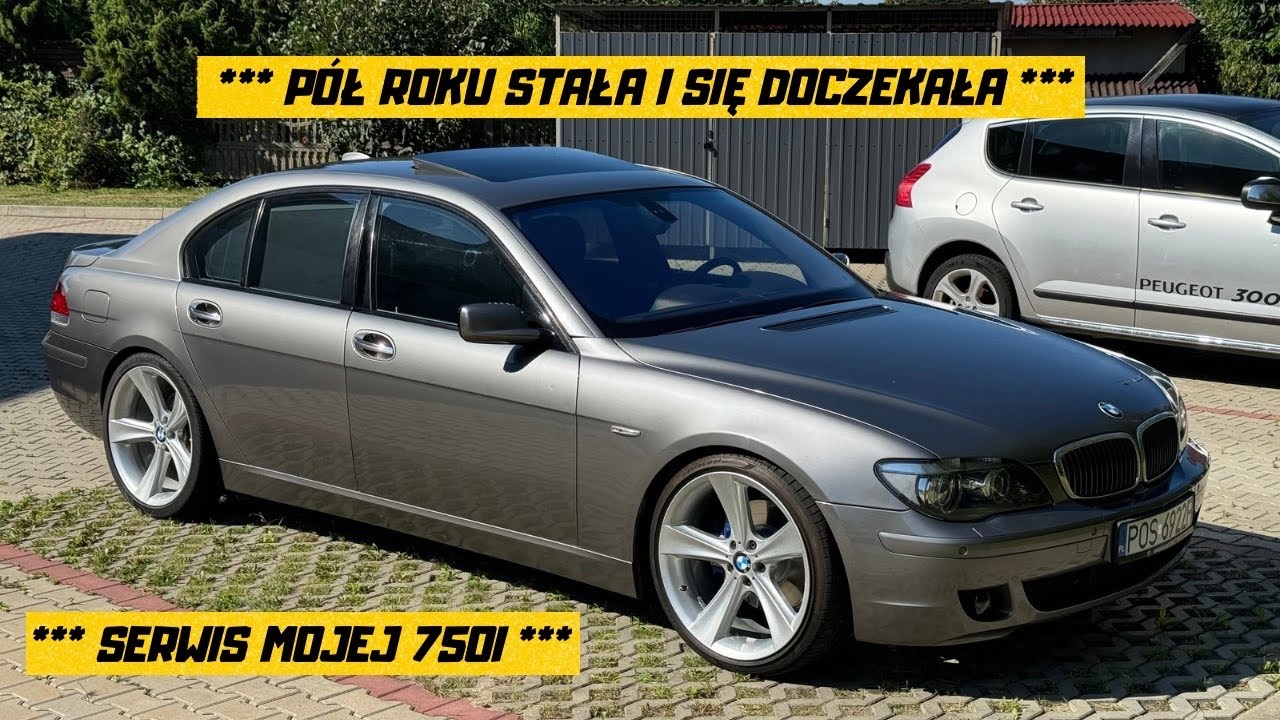 Pół ROKU Stała 750i - Serwis BMW E65 - Po Pół Roku Stania W Końcu Się Doczekała | Serwis Mojej 750i
