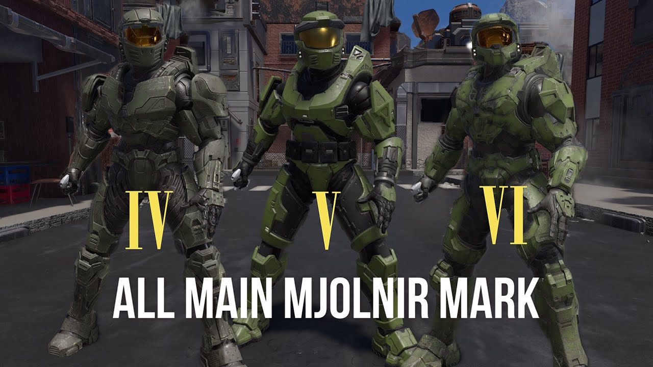 Mark IV, Mark V and Mark VI Compared! - Halo Infinite