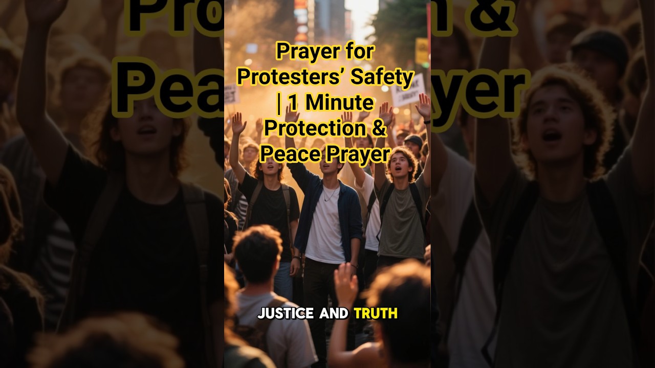 Prayer for Protesters&rsquo; Safety #dailyprayer #jesus #god #bible #christian #jesuschrist #prayer